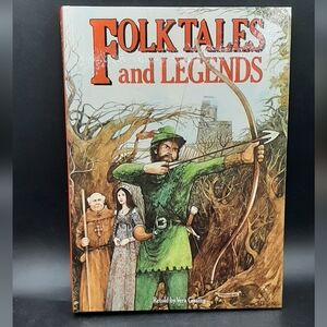 Folk Tales And Legends Hardcover Book Rare Very Good Condition Vintage 1984